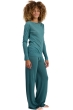 Duvet de cachemire pyjama femme boubou eucalyptus m